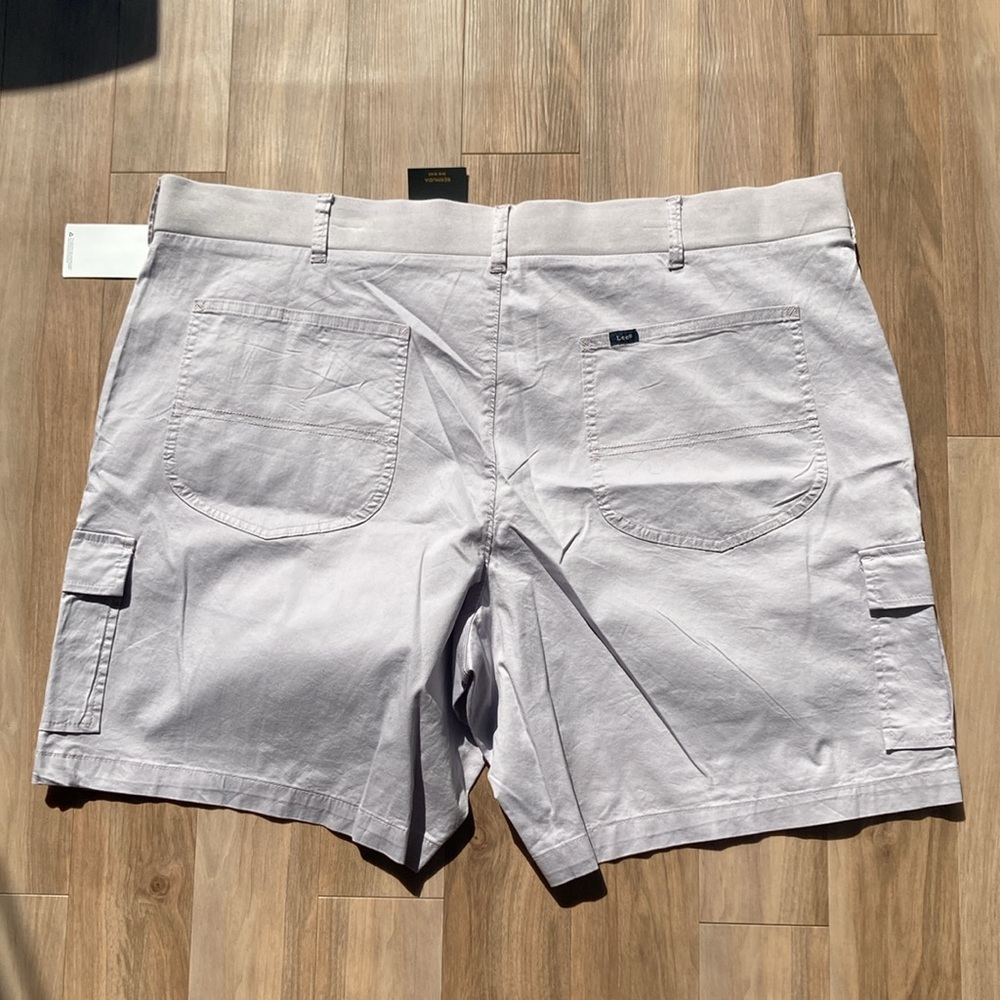 Lee Bermuda short soft flex comfort waistband midrise 9 in inseam 24W - Picture 9 of 17